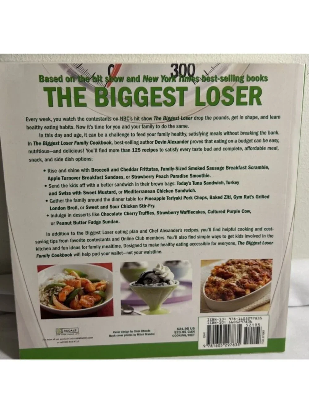 The Biggest Loser Cookbook Lot of 3 Softcover Books